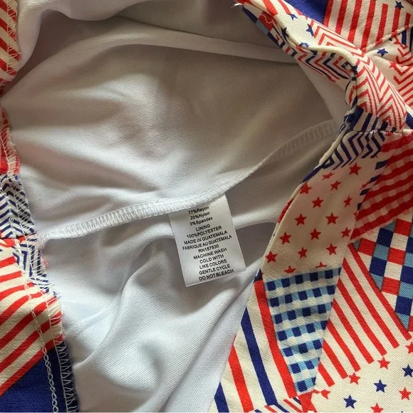 Kate Park Women's Patriotic Athletic Skort Skirt - Picture 11 of 12